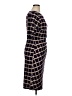 Connected Apparel Argyle Black Cocktail Dress Size 16 - photo 4