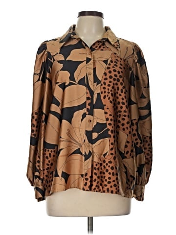 Ann Taylor Long Sleeve Blouse (view 1)