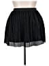 Old Navy 100% Polyester Solid Black Casual Skirt Size 14 - photo 1