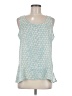 Crosby 100% Polyester Blue Tank Top Size M - photo 1