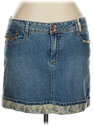 Rewind Denim Skirt (view 1)