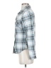 rue21 Plaid Blue Long Sleeve Button-Down Shirt Size S - photo 5