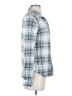 rue21 Plaid Blue Long Sleeve Button-Down Shirt Size S - photo 4