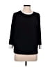 Joseph Ribkoff Black 3/4 Sleeve Top Size 8 - photo 1