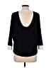 Joseph Ribkoff Black 3/4 Sleeve Top Size 8 - photo 2