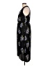Lush 100% Polyester Floral Black Casual Dress Size L - photo 5