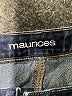 Maurices Chevron-herringbone Blue Jeans Size 12 short - photo 7