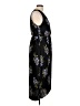 Lush 100% Polyester Floral Black Casual Dress Size L - photo 4