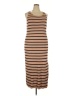 Assorted Brands Stripes Tan Casual Dress Size 2X - photo 1