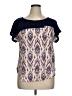 Xhilaration Blue Short Sleeve Blouse Size XL - photo 1