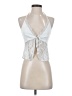 Assorted Brands Silver Sleeveless Blouse Size 2 - photo 1