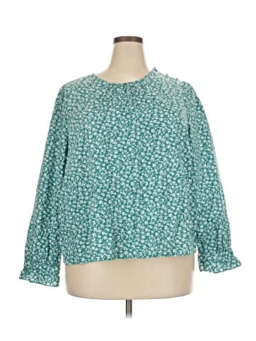 J.Crew Factory Store 3/4 Sleeve T-Shirt (view 1)