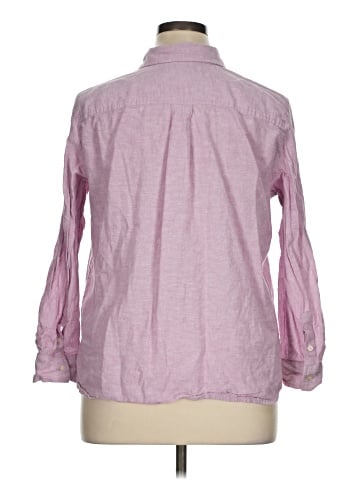 Ann Taylor LOFT Long Sleeve Button-Down Shirt (view 2)