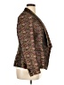 Zara Basic 100% Polyester Floral Brown Blazer Size XL - photo 4