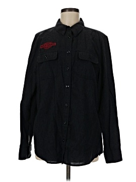 Harley Davidson Long Sleeve Button Down Shirt