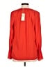 Ramy Brook 100% Polyester Red Orange Long Sleeve Blouse Size M - photo 2