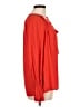 Ramy Brook 100% Polyester Red Orange Long Sleeve Blouse Size M - photo 4