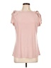 Assorted Brands Pink Short Sleeve Top Size L - photo 1