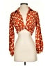 Zara Orange 3/4 Sleeve Blouse Size XS - photo 1