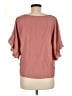 Mod On Trend 100% Polyester Pink 3/4 Sleeve Blouse Size M - photo 2