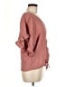Mod On Trend 100% Polyester Pink 3/4 Sleeve Blouse Size M - photo 4