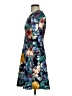 Gilli Print Blue Cocktail Dress Size S - photo 5