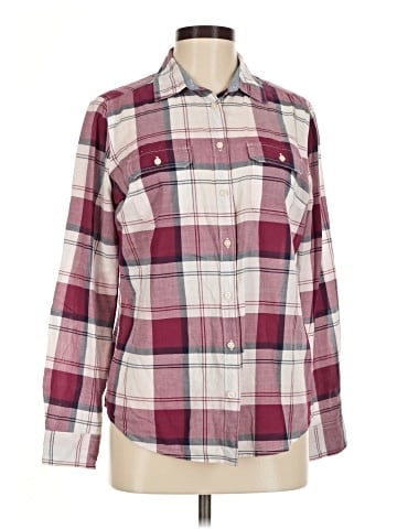 St. John's Bay Long Sleeve Button-Down Shirt (view 1)