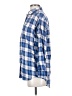 Lauren James Plaid Blue Long Sleeve Button-Down Shirt Size S - photo 5