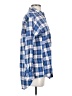Lauren James Plaid Blue Long Sleeve Button-Down Shirt Size S - photo 4