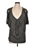 Gap 100% Rayon Gray Short Sleeve Top Size L - photo 1