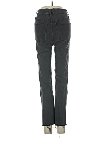 Madewell Stovepipe Jeans in Banberry Wash: Raw-Hem Edition (view 2)