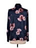 Vince. Floral Blue Long Sleeve Blouse Size M - photo 2