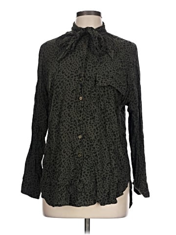 Zara Basic Long Sleeve Blouse (view 1)