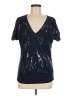 Studio Y Blue Short Sleeve Top Size M - photo 1