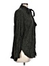 Zara Basic Animal Print Black Long Sleeve Blouse Size L - photo 4