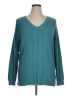 Chaps Chevron-herringbone Teal Pullover Sweater Size XL - photo 1