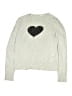 Gap Hearts Silver Pullover Sweater Size L (youth) - photo 1