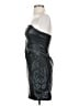 American Threads Metallic Black Cocktail Dress Size S - photo 5