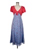 Likely 100% Polyester Hearts Blue Casual Dress Size 6 - photo 1