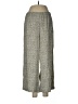 Eileen Fisher Chevron-herringbone Silver Casual Pants Size M - photo 1
