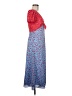 Likely 100% Polyester Hearts Blue Casual Dress Size 6 - photo 4
