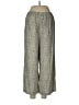 Eileen Fisher Chevron-herringbone Silver Casual Pants Size M - photo 2