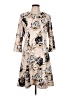 Phase Seven Print Tan Casual Dress Size 12 - photo 1