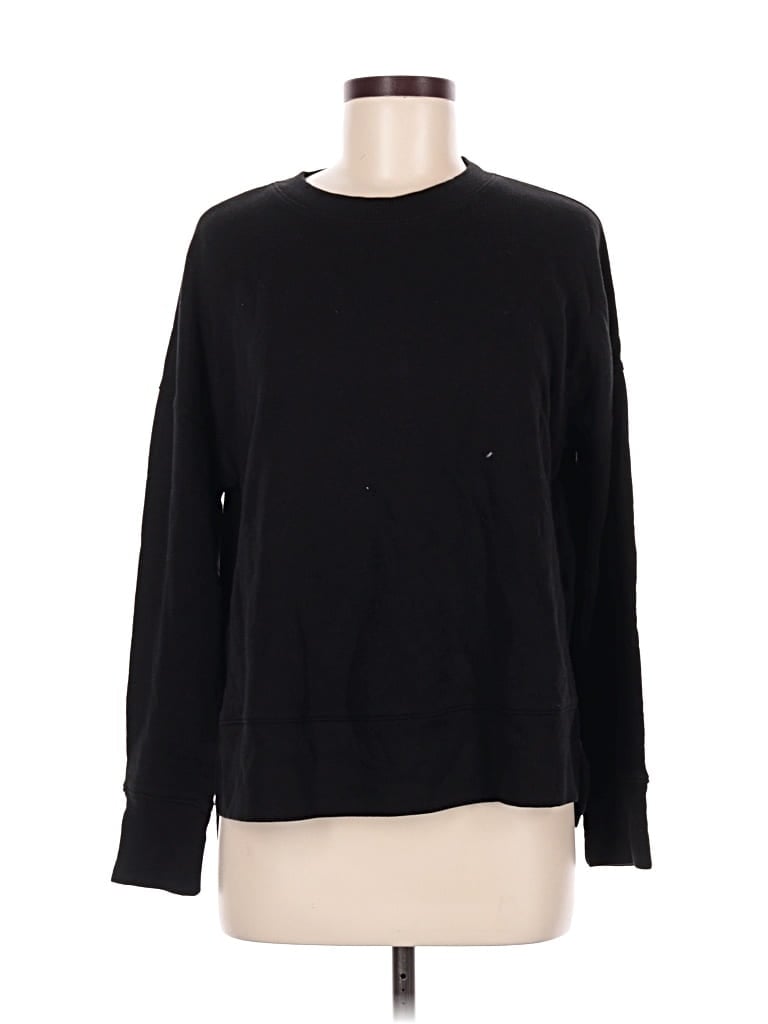 Pre-owned Time And Tru Sweatshirt In Black
