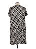 Apt. 9 Argyle Black Casual Dress Size L - photo 2