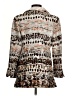 Chico's Animal Print Silver Blazer Size S - photo 2