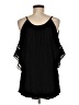 Surf Gypsy 100% Rayon Black 3/4 Sleeve Blouse Size M - photo 2