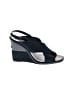 Tory Burch 100% Leather Blue Wedges Size 8 - photo 1
