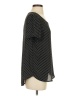 Premise Studio 100% Polyester Polka Dots Black Short Sleeve Top Size S - photo 4