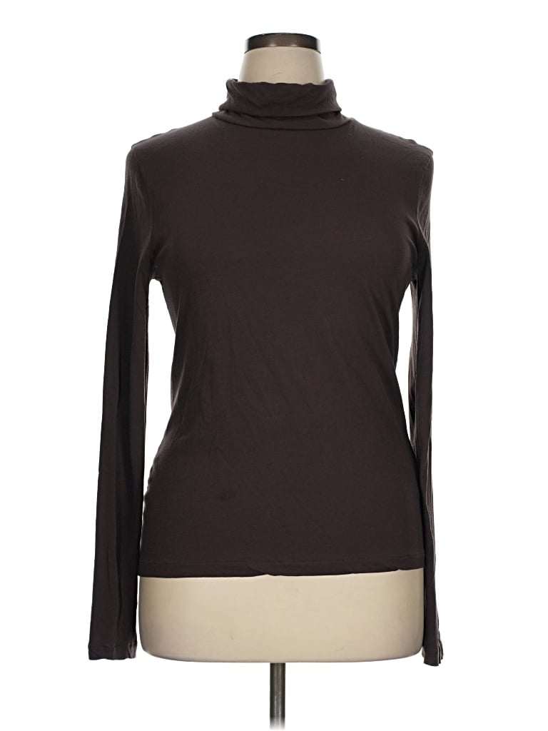 Pre-owned Jcrew Turtleneck Sweater In Brown
